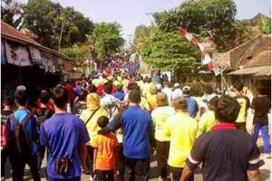 Jalan santai Kecamatan Luragung